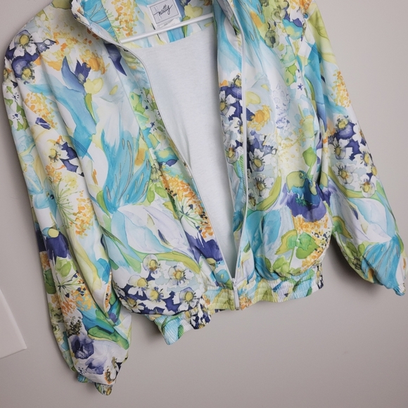 Vintage Floral Jacket Small Full Zip - Picture 8 of 11